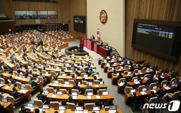 국회 본회의장(자료사진) 2023.12.8/뉴스1 ⓒ News1 임세영 기자